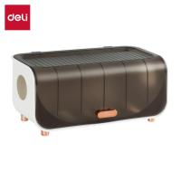 ราคา Deli กล่องเก็บปลั๊กไฟ กล่องจัดเก็บสายไฟ กล่องเก็บอุปกรณ์ชาร์จมือถือ พร้อมฝาปิด กันฝุ่น Cable Storage Box (23844001276)
