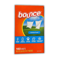ราคา Bounce แผ่นหอมปรับผ้านุ่ม กลิ่น Outdoor Fresh ขนาด 80 120 160 แผ่น กล่อง 40แผ่น แบ่งขายแผ่นอบผ้า Fabric Softener Dryer Sheet (24093269489)