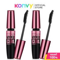 ราคา Maybelline New York The Hypercurl Waterproof Mascara 9 2ml x 2pcs Black (18889368932)