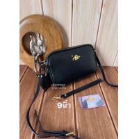 ราคา HOT กระเป๋าสะพายข้าง 2ซิป กระเป๋าโค้ช ทรงกล่อง สำหรับผู้หญิง มีสายคล่องมือ งานหนัง สีดำล้วน มี2ขนาด รหัส T2 (22829046912)