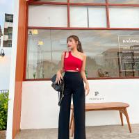 ราคา PERFECT PANTS กางเกงขากระบอกใหญ่ กางเกงขาตรง ซิปข้างS XXL กางเกงผ้าซุปเปอร์นาโน กางเกงผู้หญิง กางเกงขากระบอกเอวสูง ผญ กางเกงทำงาน กางเกงขายาว (18884746398)