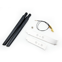 ราคา 2x6DBi RP SMA ชุดสายอากาศภายนอกกับ MHF4 IPEX สายพ่วง2 4GHz 5GHz แถบคู่สำหรับการ์ด Wifi M 2 Intel AX210 AX200 (20038830253)