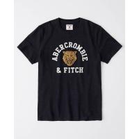 ราคา Abercrombie Fitch เสื้อยืดแขนสั้นผู้ชายคอกลมผ้าฝ้ายบริสุทธิ์พิมพ์ลายลำลอง (23573193418)