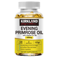 ราคา แคปซูลน้ำมันอีฟนิ่งพริมโรส KIRKLAND Evening Primrose Oil รักษาสมดุลของฮอร์โมน บรรเทาอาการก่อนมีประจำเดือน 120pcs (24493562026)