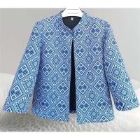 ราคา เสื้อพื้นเมืองผ้าฝ้าย ลายขิด ชุดคลุมผ้าไทย เสื้อใส่ทำงาน ลายขิดยกดอก (23616135364)