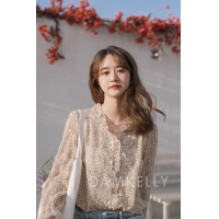 ราคา ส่งด่วนจากไทยเสื้อเชิ้ตชีฟองลายดอกไม้เล็กๆ สวยงาม 47 (18717664767)
