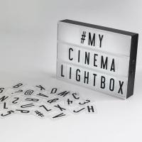 ราคา กล่องไฟ ตัวอักษร LED Cinematic Lightbox ขนาด A4 90 ตัวอักษร รุ่น MyFavoritLight (9652220458)