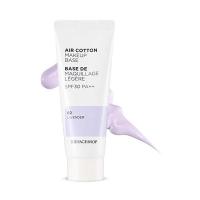 ราคา พร้อมส่ง The Face Shop AIR COTTON MAKE UP BASE SPF30 PA 35ml เบสเมคอัพ Mint เบสเขียว Lavender เบสม่วง (23442664340)