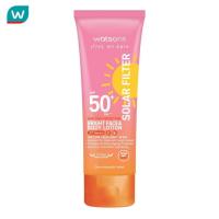 ราคา Watsons วัตสัน เลิฟมายสกิน โซล่าร์ ฟิลเตอร์ เวรี่ ไฮโพรเทคชั่น ไบร์ท เฟสบอดี้ โลชั่น SPF50 (23509602171)