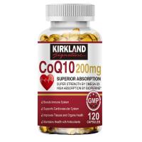 ราคา แคปซูล COQ10 KIRKLAND COQ10 200mg โอเมก้า 3 การดูดซึมสูง การจัดหาพลังงาน สนับสนุนสุขภาพตับ 120pcs (24478727479)