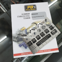 ราคา แผ่นสแตนเลส สำหรับวัดขนาดน็อต Pro Bolt เกจวัดขนาดน็อต (7187540031)