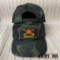 ราคา หมวกทหารราบ ตีนตุ๊กแก ลายพรางดิจิตอล ใหม่ (21492470499)