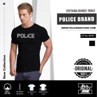 ราคา Police Bodysize เสื้อยืดคอกลม ทรง Slim fit พอดีตัว ใส่ได้ทั้งผู้ชาย ผู้หญิง B429X151 (21718821520)