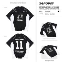 ราคา ZEROBOY STREET JERSEY OVERSIZE เสื้อบอลคอกลม 6 สี (22335830273)