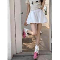 ราคา PX กางเกงบอลลูน ผ้าไหมอิตาลี เอวยางยืด กระเป๋า 2 ข้าง กระเกงขาสั้นรุ่นฮิตผู้หญิง ทรงบอลลูนพรางสะโพก ต้นขาใหญ่ สไตล์เกาหลี สีดำ สีขาว (22740572807)