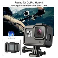 ราคา Frame for GoPro Hero 8 Housing Border Protective Shell Case for Gopro Hero 8 Black with Quick Pull Movable Socket and Screw กรอบ สำหรับ GoPro Hero 8 Housing เปลือกป้องกันขอบเคสสำหรับ Hero 8 สีดำอย่างร