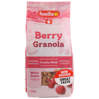 ราคา Familia Berry Crunch แฟมิเลีย เบอรี่ ครันซ กราโนล่า รสเบอรี่อบแห้ง 500g (353272846)