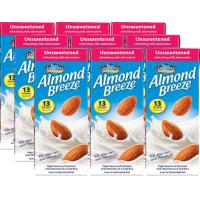 ราคา Blue Diamond Almond Breeze Almond Unsweetened บลูไดมอนด์ อัลมอนด์ บรีซ นมอัลมอนด์ สูตรไม่หวาน 180ml x 9กล่อง (390234111)