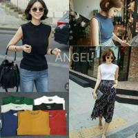 ราคา ส่งเร็ว CHA NAN TOPSHOP เสื้อแขนกุดคอปีน งานป้าย (9627251592)