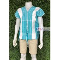 ราคา เสื้อผู้ชายกะเหรี่ยง ผ้าทอกะเหรี่ยง เสื้อกะเหรี่ยง มะโมเดรส Mamoedress Karen dress ကရင အင က ခတ မ အသ က င (17650574276)