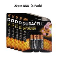 ราคา 4 ชิ้น แพ็ค แบตเตอรี่อัลคาไลน์ DURACELL 1 5V AA หรือ AAA สำหรับแปรงสีฟันไฟฟ้า ไฟฉาย รีโมทคอนโทรล และอื่นๆ (23758303028)