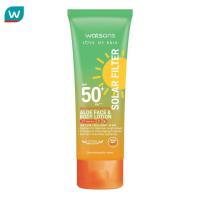 ราคา Watsons วัตสันเลิฟมายสกิน โซล่าร์ฟิลเตอร์ เวรี่ไฮโพรเทคชั่น อโล เฟสบอดี้ โลชั่น SPF50 100ml (23508842697)