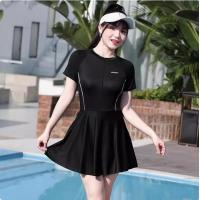 ราคา Mystyle ซิปชุดว่ายน้ำสาวไซส์ใหญ่ชุดว่ายน้ำชิ้นเดียวแขนยาวกระโปรงชุดว่ายน้ำชิ้นเดียวกันแดดไซส์ใหญ่ (23206086225)