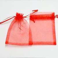 ราคา ถุงผ้าแก้ว ถุงผ้าซาติน แบบมีหูรูด ถุงผ้าตาข่ายสำหรับใส่ของชำร่วย แพ็ค100ชิ้น (23440681261)