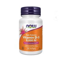 ราคา NOW FOOD EXP 2 28 วิตามินดี 3 เข้มข้น Vitamin D3 5000 IU 120 softgels (22138820660)