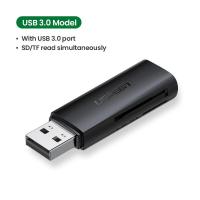 ราคา UGREEN 2 in 1 SD TF Card Reader 2TB Max USB 3 0 OTG Memory Adapter for Windows Linux MacOS Model 60722 (802320521)
