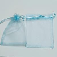 ราคา ถุงผ้าแก้ว ถุงผ้าซาติน แบบมีหูรูด ถุงผ้าตาข่ายสำหรับใส่ของชำร่วย แพ็ค100ชิ้น (23440681289)