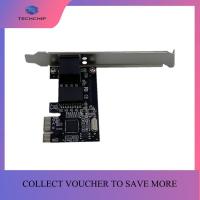 ราคา TECHCHIP PCI E Network Card 1000Mbps Gigabit Ethernet PCI Express 10 100 1000M RJ45 LAN Adapter Converter for Desktop PC (24437446907)
