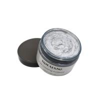ราคา New release Mofajang Color Hair Wax Styling Pomade Silver Grandma Grey Natural Hair Strong Gel Hair Dye For Women Men 120g (21987711156)