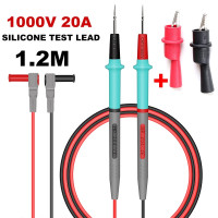 ราคา RUZIZAO สายมิเตอร์ ปากกามัลติมิเตอร์ 1000V 20A สายมิเตอร์เข็ม แท้ ปลายเข็ม สำหรับงานละเอียด แดง ดํา Multimeter Pen (24401531565)