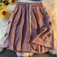 ราคา COD ร้านขายร้อน ขาสั้นผู้ชายสไตล์วินเทจ แนวโน้มประจำชาติ กางเกงผ้าลูกฟูกหลวมสำหรับฤดูร้อน สไตล์ฮาราจูกุ กางเกงกีฬาห้าจุดจากญี่ปุ่น HXK (24067043220)