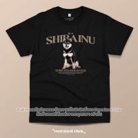 ราคา FASHION เสื้อยืดสกรีนลายหมา Shiba Inu ชิบะ Classic Cotton 100 by Oversized Club มี เสื้อตัวใหญ่ TEE (20423178869)