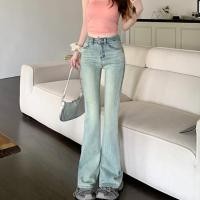 ราคา กางเกงยีนส์ขายาว กางเกงยีนส์เอวสูง ทรงสวยมาก ผ้ายืดได้ ขาม้าเล็ก ใส่เเล้วขาเรียวมาก 010113 (24330263710)