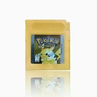 ราคา Pokemon 16 บิตคอนโซลวิดีโอเกมตลับหมึก GBC การ์ดเกม Pokemon Series สีฟ้าคริสตัลทองสีเขียวสีแดงเงินสีเหลือง USA Version (24554271092)