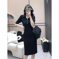 ราคา ชุดเดรสโปโลลายทางสำหรับผู้หญิงในช่วงฤดูร้อน ดีไซน์ตรง คอตั้ง สไตล์อเมริกัน แขนสั้น ทรงหลวม ชุดเดรสยาวถัก (24368885714)