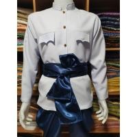 ราคา ชุดไทยผู้ชาย ชุดไทยท่านขุน ชุดราชประแตน ชุดไทยเพื่อนเจ้าบ่าว 3ชิ้น เสื้อ โจง ผ้าคาด (14801878366)