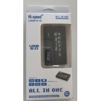ราคา card reader การ์ดรีดเดอร์ พร้อมส่ง SD MS Xd CF TF M2 (400456626)
