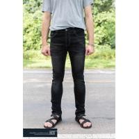 ราคา MTE กางเกง กางเกงยีนส์ชาย กางเกงยีนส์ทรงกระบอกเล็ก สีดำฟอกผู้ชายเป้ากระดุม รุ่น WS 231 สินค้าพร้อมส่ง (9120279599)