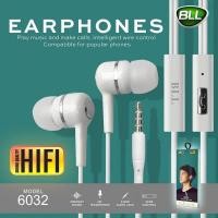 ราคา ซื้อ1แถม1 BLL Earphone รุ่น6032 หูฟัง In Ear Earphone หูฟังสมอลทอร์ค small talk aux 3 5 mm รับประกัน 1 ปี (10125558690)