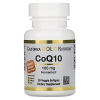 ราคา พร้อมส่ง California Gold Nutrition Co Q10 100 mg q10 30 Veggie Softgels (17921981022)