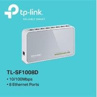 ราคา SWITCH HUB ตัวเพิ่มช่องสายแลน TP Link TL SF1008D 8 Port 10 100Mbps Desktop Switch ตลอดอายุการใช้งาน (2262414258)