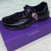 ราคา รองเท้านักเรียนผู้หญิง CatCha รองเท้าหนังดำ SCS นักเรียนประถมมัธยม (19409746519)