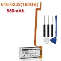 ราคา 616 0232 Ipod Classic Gen 5th 7th 6th 120GB 80GB บาง160GB หนาสำหรับ IPod 55 5 Gen 30Gb แบตเตอรี่เครื่องมือฟรี (20353271593)