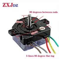 ราคา 5 Wire 90 Degree Washing Machine Timer Switch Wash Timer Semi Automatic Double Cylinder Washing Machine Parts (21446039330)