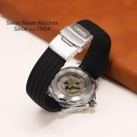 ราคา สายนาฬิกายางซิลิโคนนุ่มสำหรับ Oris Aquis 80th Anniversary Special Edition สายนาฬิกาแบบติดหน้าปัดใหญ่ สายรัดยางทนทาน (23952649559)