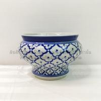 ราคา กระโถนเซรามิคลายสัปปะรด กระโถนลายคราม กระโถนลายสัปปะรด 5นิ้ว 6นิ้ว 7นิ้ว เคลือบเงาอย่างดี กระโถนลายไทย เงางาม (22353351733)